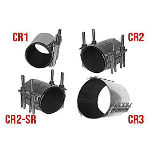 Stainless Steel Repair Clamps - (normal, Double, Super Range & Extended)